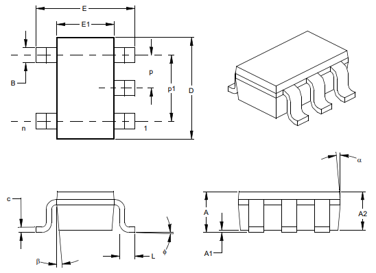 （Microchip）溫度傳感器TC77-5.0MCTTR-VAO 數(shù)字，本地 -40°C ~ 125°C 12 b SOT-23-5