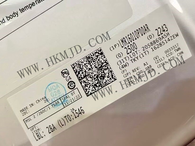 LMR16010PDDAR(TI): SIMPLE SWITCHER? 60V、1A 降壓轉(zhuǎn)換器（IQ 為 40μA）